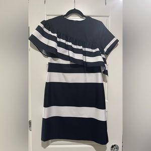Banana Republic Dark Navy and White Dress